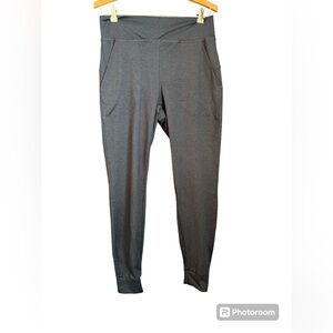 Women’s joggers high rise, pockets, dark gray